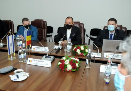 Delegatie de oameni de afaceri israelieni, discutii cu primarul Sectorului 4, Daniel Baluta; ce domenii sunt de interes